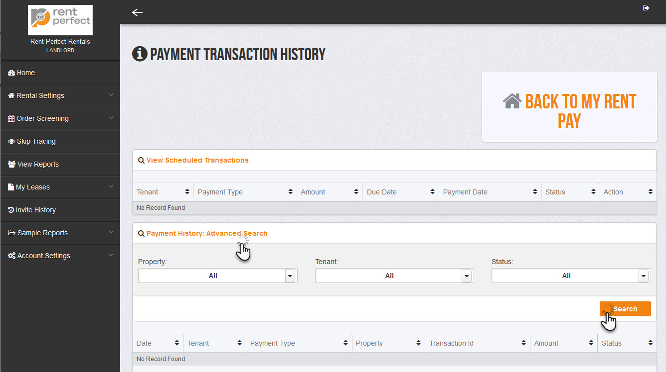 How to View Rent Pay History Transactions